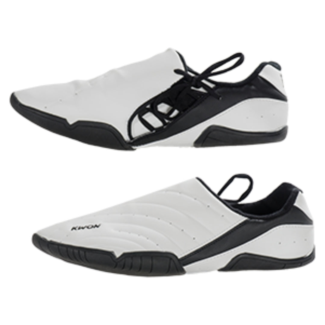 KWON Evolution Taekwondo TKD Shoes White - Laces