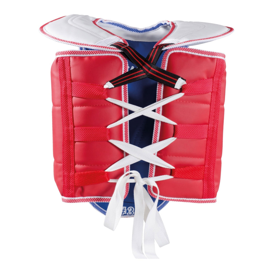 KWON NZ AUSTRALIA TAEKWONDO HOGU BODY PAD WT RED LACE UP