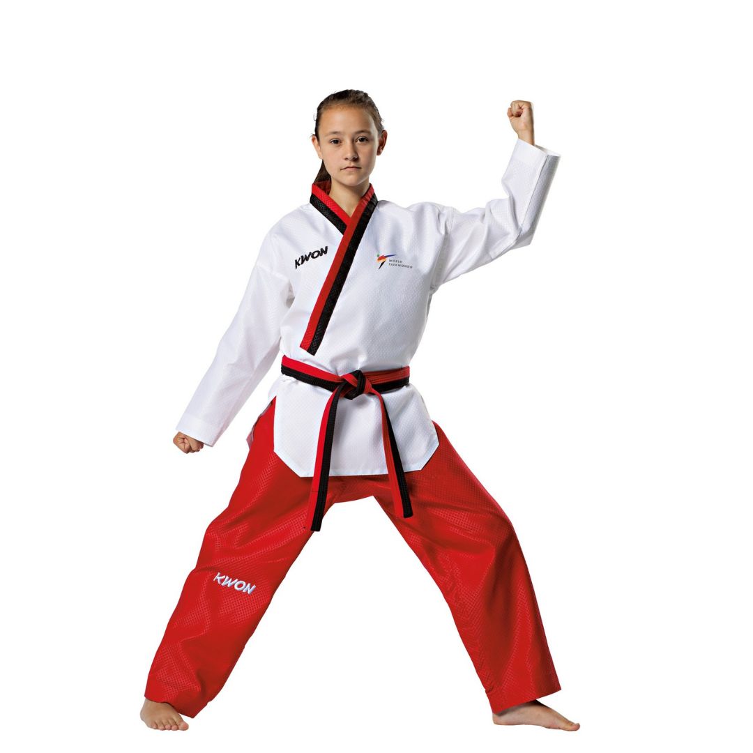 KWON NZ AUSTRALIA TAEKWONDO POOMSAE UNIFORM WT GIRLS